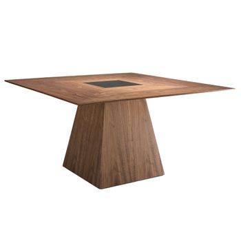 Mesa Comedor Cuadrada Nogal Angel Cerdá 1079 150x150x79
