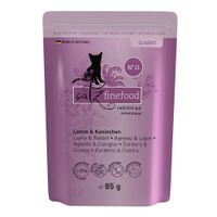 catz finefood pouches 8 x 85g - lamb  rabbit