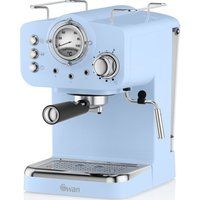 retro pump espresso sk22110bln coffee machine - blue blue
