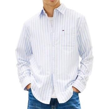 Tommy Hilfiger Camisa manga larga Tjm Reg Stripe para hombre