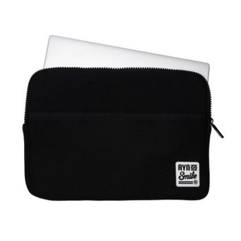 Smile Fitness Sleeve Funda Neopreno Negra para Portátil 15