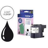 brother lc227bk xl cartucho original negro alta capacidad 1200 paginas