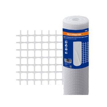 Malla Protección Plástico Blanco Rollo 1m X 25m - 1m X 25m X 20mm