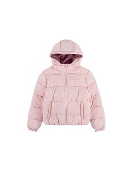 Chaqueta Levis Shiny Hvwt Puffer Niña Rosa