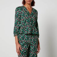 baum und pferdgarten mayzie floral-print organic cotton top - eu 36uk 8