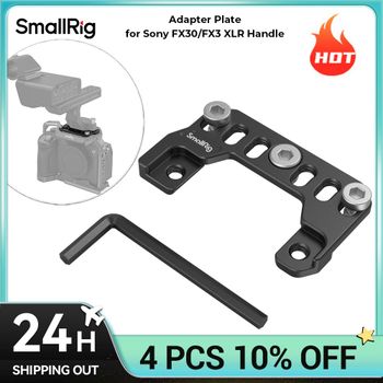 Placa adaptadora SmallRig para Sony FX30 / FX3 XLR, mango para Sony A7 IV y A7S III MD4019 para jaulas 3241, 3667, 2999, 3639, 3594