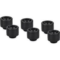 refrigeracion liquida thermal grizzly deltamate fitting st13 black 6-pack