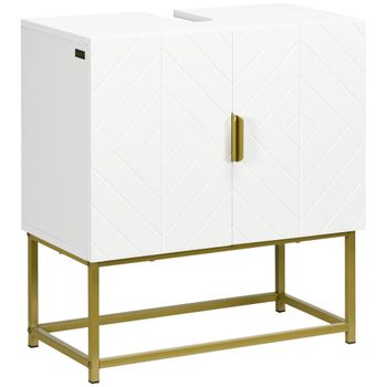 Armario de baño 60x30x65 cm blanco