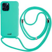 cool funda cordon liso mint para iphone 15 pro