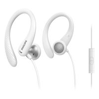 philips taa1105wt00 auriculares deportivos con microfono y jack 35 blancos