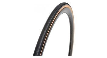 Neumatico msc road performance plus road shield beige en el flanco