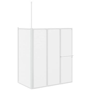 Mampara De Baño Esmerilado 120 X 70 X 137 Cm Aluminio Vidaxl