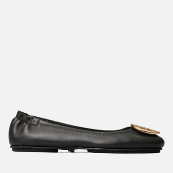Tory Burch Women's Minnie Leather Ballet Flats - UK 4