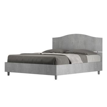 Cama Con Almacenaje 160x200 Cemento Dores