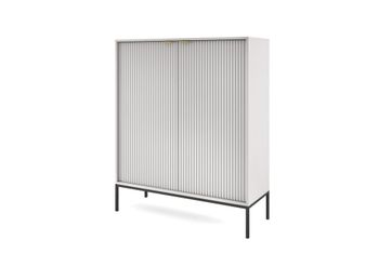Aparador gris 104 x 39 x 125 cm
