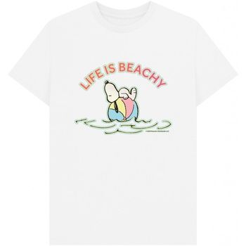 Peanuts Camiseta Life Is Beachy para hombre