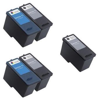 Compatible Multipack Dell A948 Printer Ink Cartridges (5 Pack) -KX701