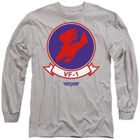 top gun camiseta manga larga vf1 para mujer