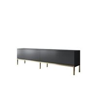 mueble tv lord antracita oro
