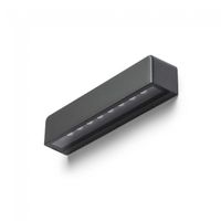 aplique de exterior led sampo 9w