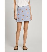 pepe jeans para mujer pl901212 falda olaya azul m casual algodon