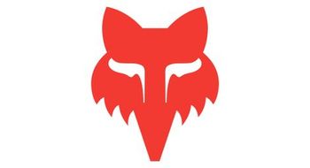 Pegatina fox head 18 cm rojo
