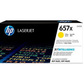 HP 657X (CF472X) Yellow Original High Capacity Toner Cartridge