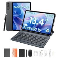 tablet oscal pad 200 wifi  4g 134 24gb 256gb gris con teclado y stylus pen