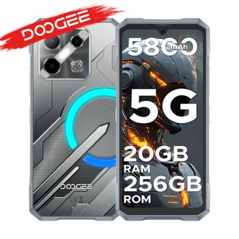 Teléfono robusto DOOGEE Blade GT Play 5G 20 GB RAM (8 12) ROM con efecto de luz Go, cámara LED, IA, Dimensity 7025