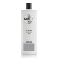 nioxin 3-part system 1 cleanser shampoo for natural hair with light thinning 1000ml