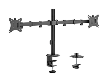 SOPORTE PANTALLA PARA MESA DOS BRAZOS 2 PANTALLAS 17