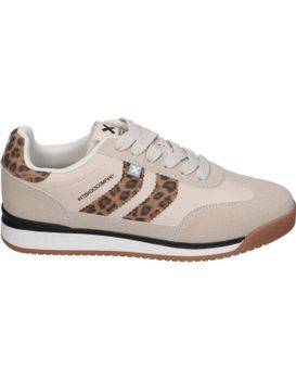 Zapatillas Para Mujer Plana Xti 144587 En Beige 35