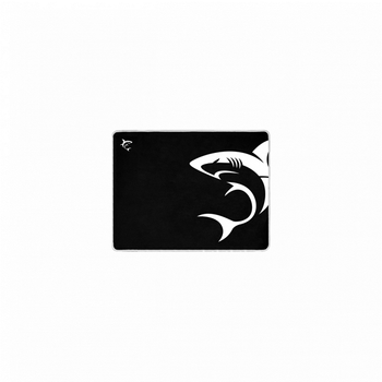 White Shark SHARK L Alfombrilla de rat n para juegos Negro Blanco