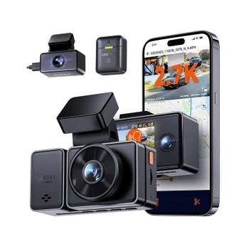 Dashcam Vantrue Element 3 E3 3 canales 2,7K GPS WiFi