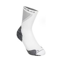 odlo ceramicool run crew calcetines para correr-blanco