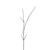 rama artificial plateada h104