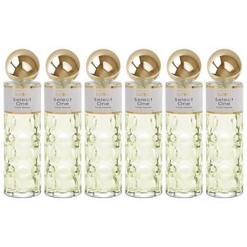 Pack De 6 Eau De Parfum Mujer Saphir Select One 200ml