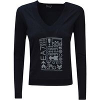 emporio armani ea7 camiseta manga larga 283121-9w201 para mujer