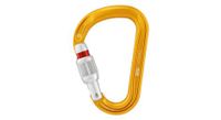 mosqueton de cierre de rosca petzl attache jaune