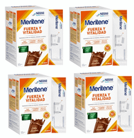 meritene fuerza y vitalidad chocolate pack ahorro 4x15 sobres
