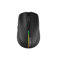 raton coolbox inalambrico 1600 dpi rgb 6 botones usb-c recargable