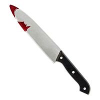 cuchillo ensangrentado de 30 cm