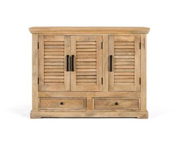 Aparador 3 puertas y 2 cajones fabricado en madera de mango