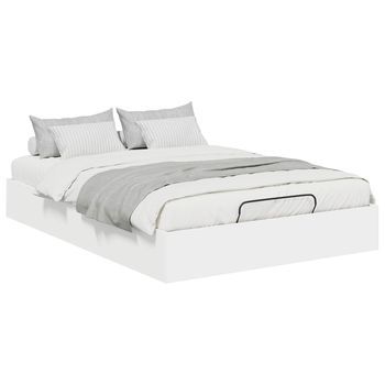 Cama Matrimonial | Cama Para Adulto | Estructura De Cama Ottoman Con Almacenamiento 203 X 120 X 25 Cm