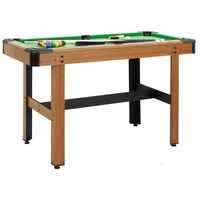mesa de billar de 4 pies marron 122x61x76 cm vidaxl