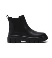 timberland para mujer tb0a5zcg0011 botines de piel de media cana chelsea field negro 37 w plano ninguno casual