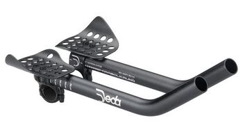Extensiones de manillar deda parabolica uno aluminio 31 7 mm negro   kit de espaciadores
