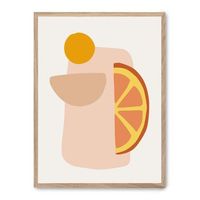 cuadro abstract fruits
