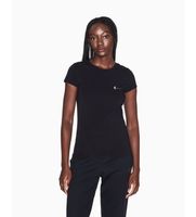ax armani exchange para mujer xw001849af16294uc001 camiseta eleganza negro m casual algodon manga corta