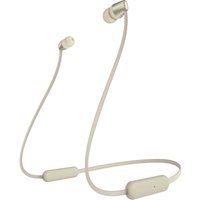 sony wi-c310n wireless bluetooth earphones - gold gold